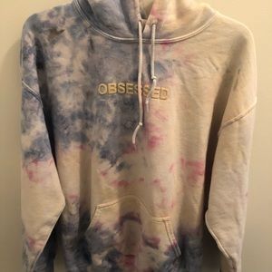 Pacsun tie-dye “OBSESSED” Hoodie